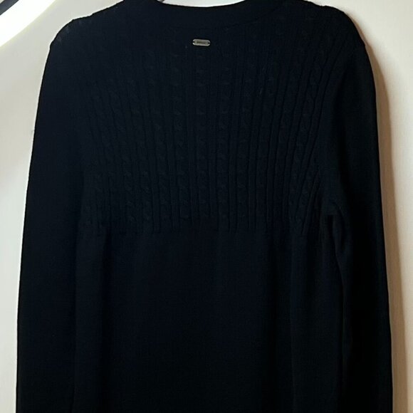 Barbour Guernsey Sweater Dress in Black Size 12 - Picture 5 of 10